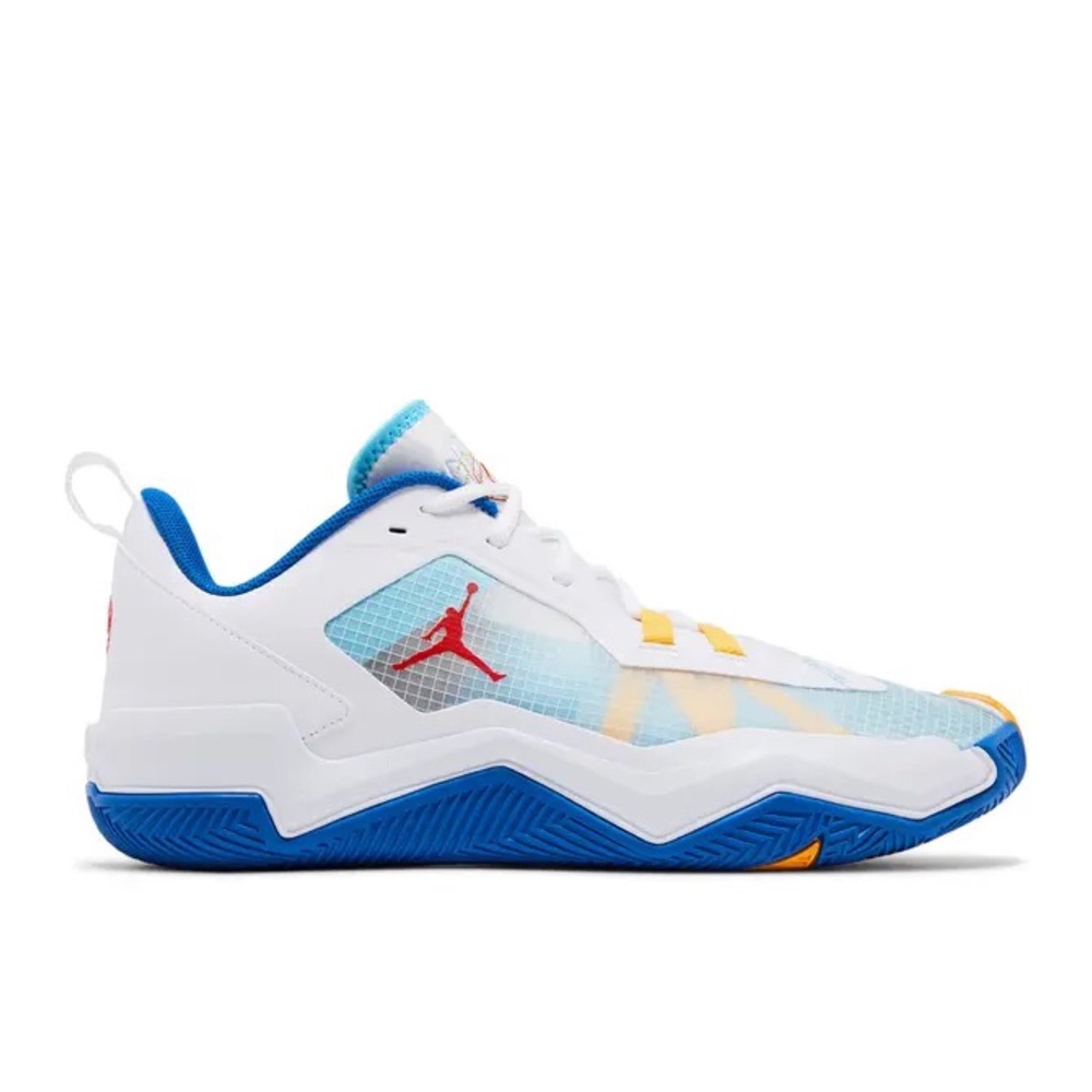 Nike Air Jordan One Take Russel Westbrook UCLA Blue & White Low Top Sneakers